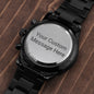 Husbands & Boyfriends Pride Luxury Watch ⌚ - Custom Engraved Message