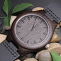 To Son 🏃🏻♂️ From Mum and Dad -Wooden Wrist Watch Engraved Message