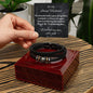 Men's 'Love You Forever' Engraved Bracelet - A Timeless Symbol of Love and Appreciation