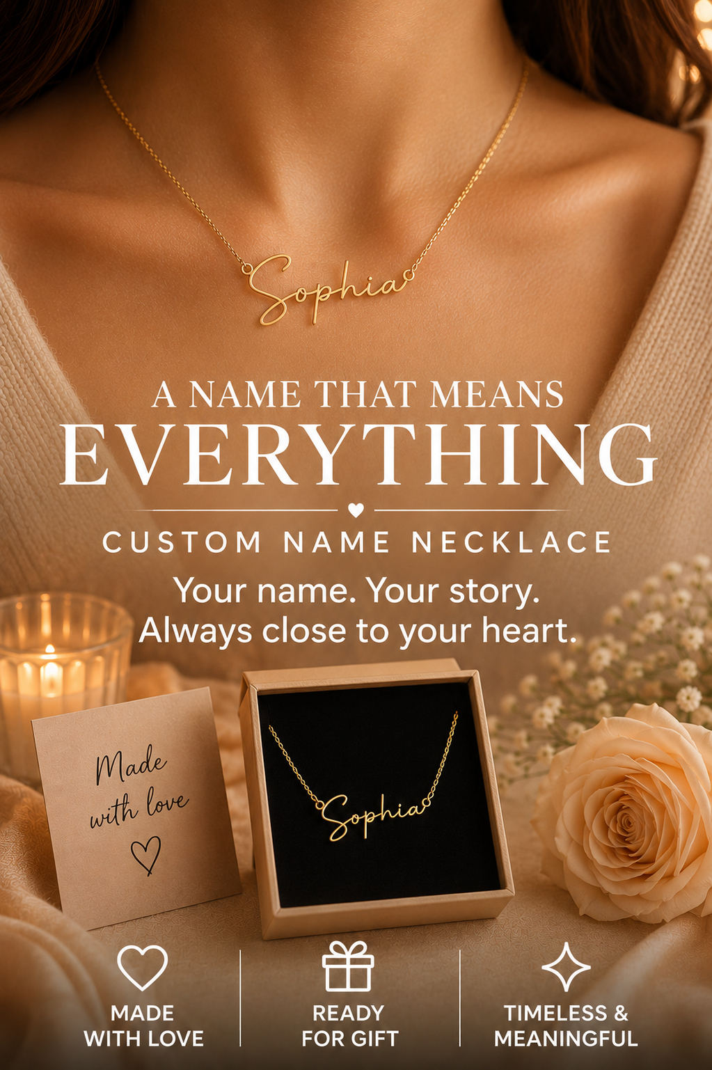Endless Romance – Custom Name Necklace