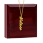 Engraved Vertical Name Necklace – For My Daughter