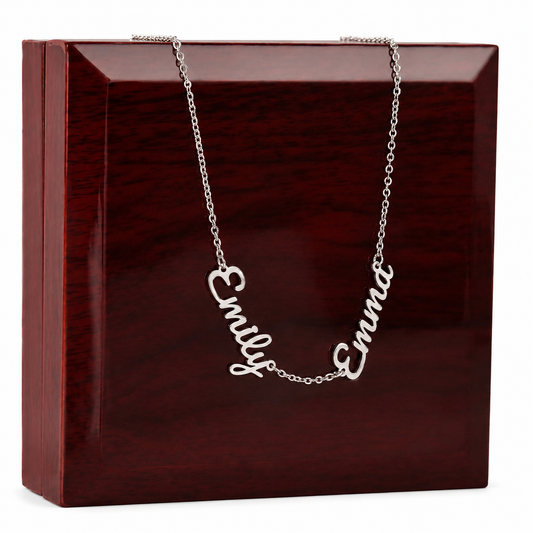 2 or 3 Custom Names Necklace