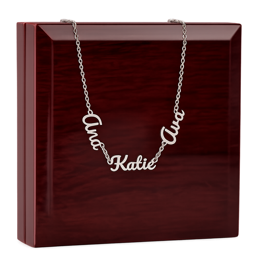2 or 3 Custom Names Necklace