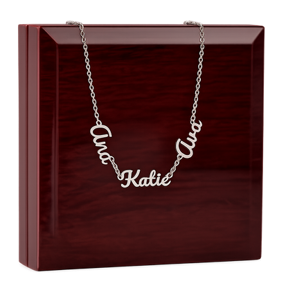 2 or 3 Custom Names Necklace