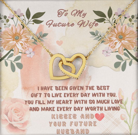 Romantic Hearts Necklace for My Furture Wife