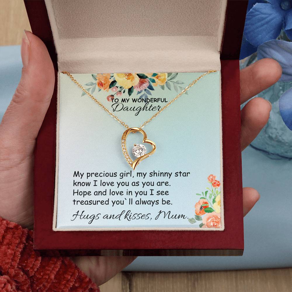 Mum to daughter 💖 For ever love necklace