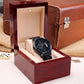 To My Love ⌚ Personalized Engraved Black Chronograph Watch