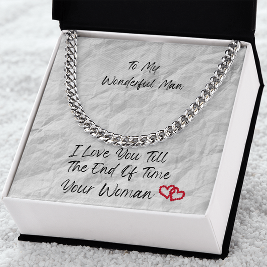Cuban Link Necklace He Will Ware Every Day