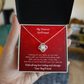 Love Knot Necklace – To My Girlfriend, My Forever Love