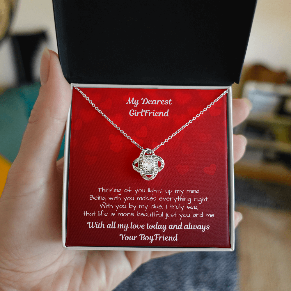 Love Knot Necklace – To My Girlfriend, My Forever Love