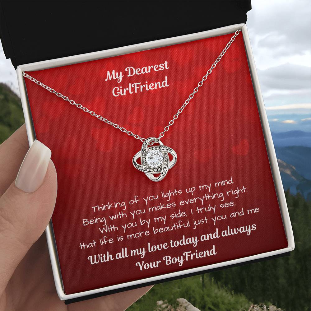 Love Knot Necklace – To My Love, Personalize