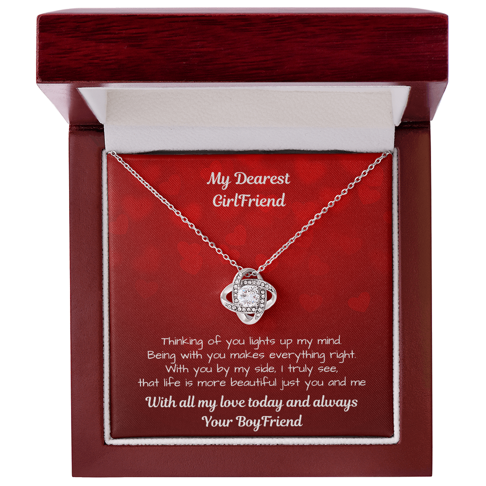 Love Knot Necklace – To My Girlfriend, My Forever Love