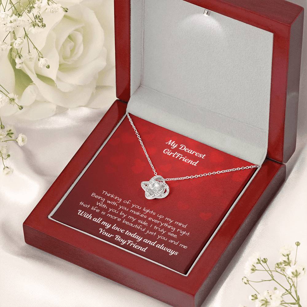 Love Knot Necklace – To My Love, Personalize