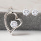 Wife Forever Love Necklace Ear Ring Set - Timeless Love Set