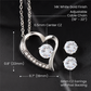 Wife Forever Love Necklace Ear Ring Set - Timeless Love Set