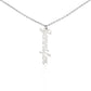 Engraved Vertical Name Necklace – From Mom or Dad to Daughter