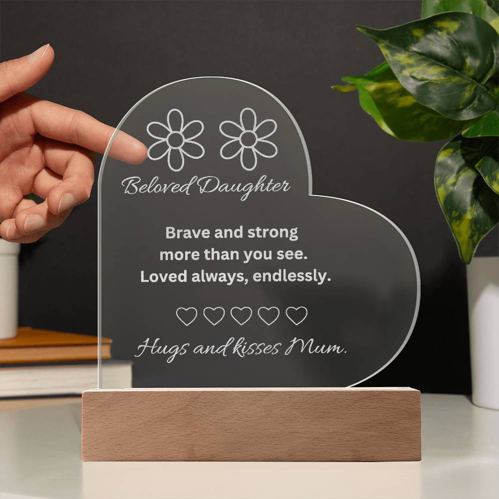 Engraved Acrylic Plaque - A Heartfelt 💕 Gift for Any Occasion