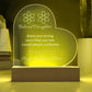 Elegant Engraved Acrylic Plaque - Perfect Gift for your daughter