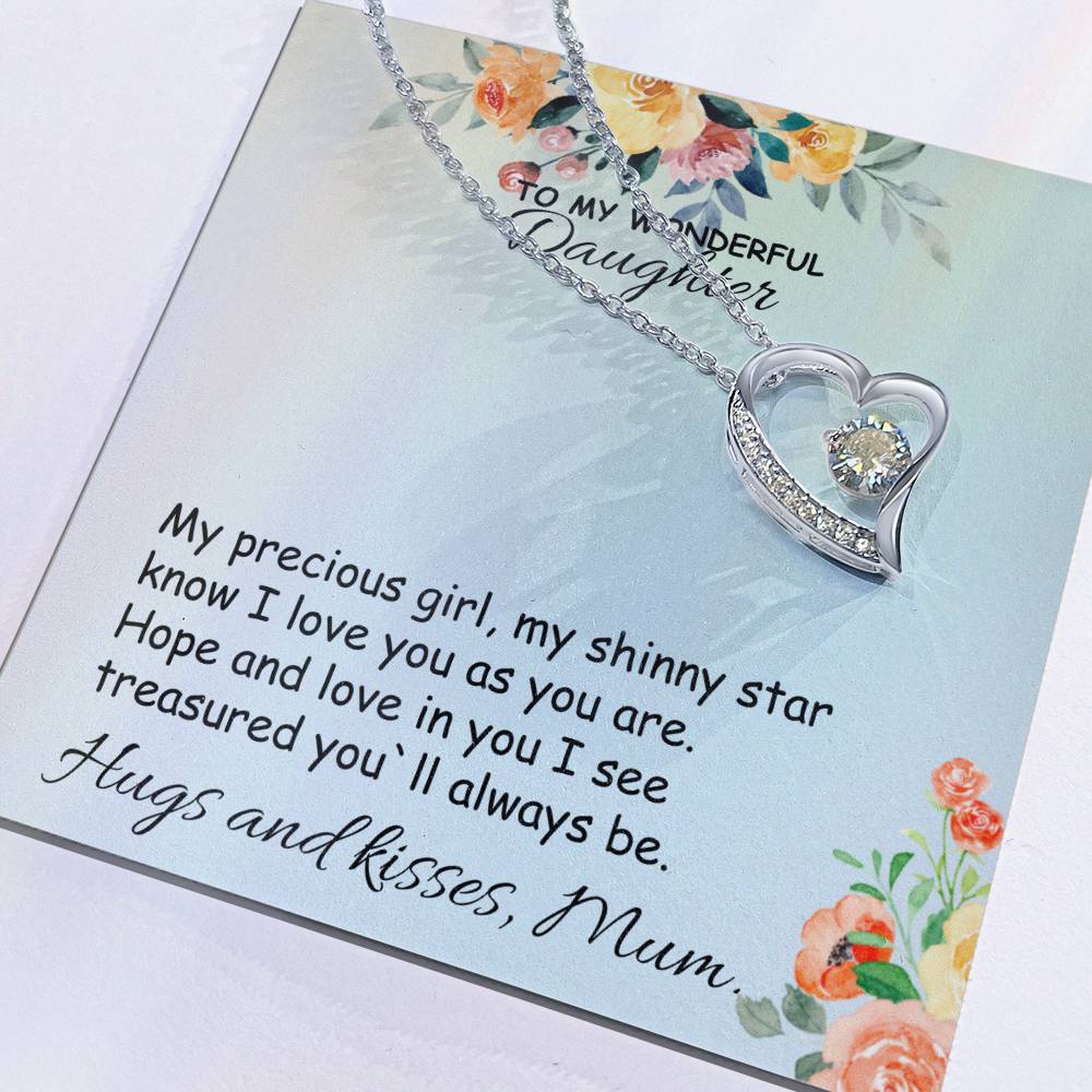 Mum to daughter 💖 For ever love necklace