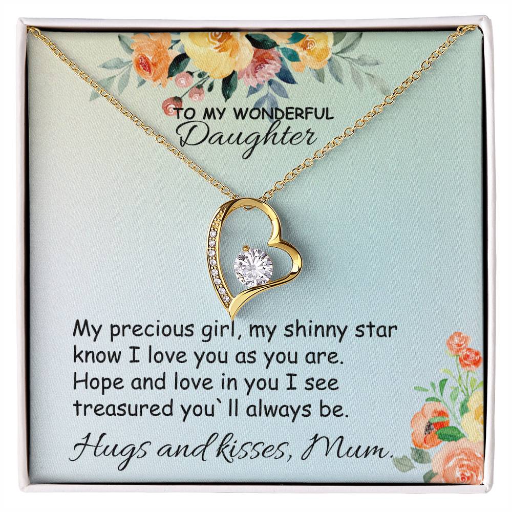 Mum to daughter 💖 For ever love necklace